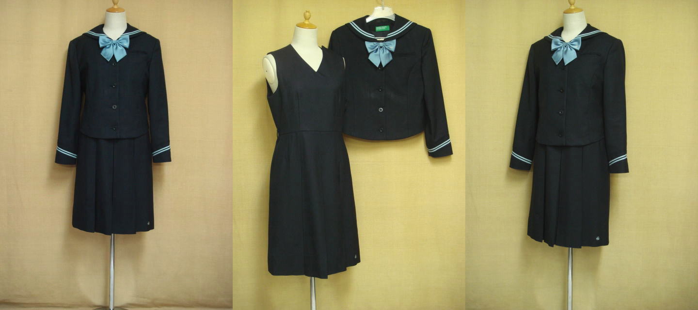 福岡県 九州女子高等学校 女子制服 1点 sf006589